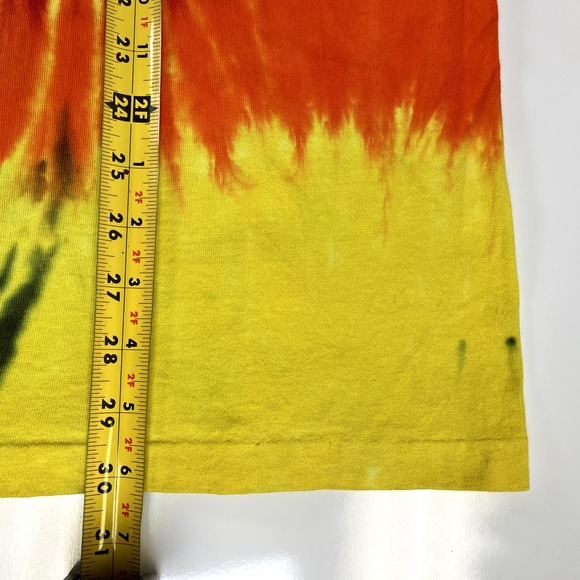 Vintage Destination Designs Mens L Grateful Tread Tie Dye T-Shirt Single Stitch - Picture 8 of 8